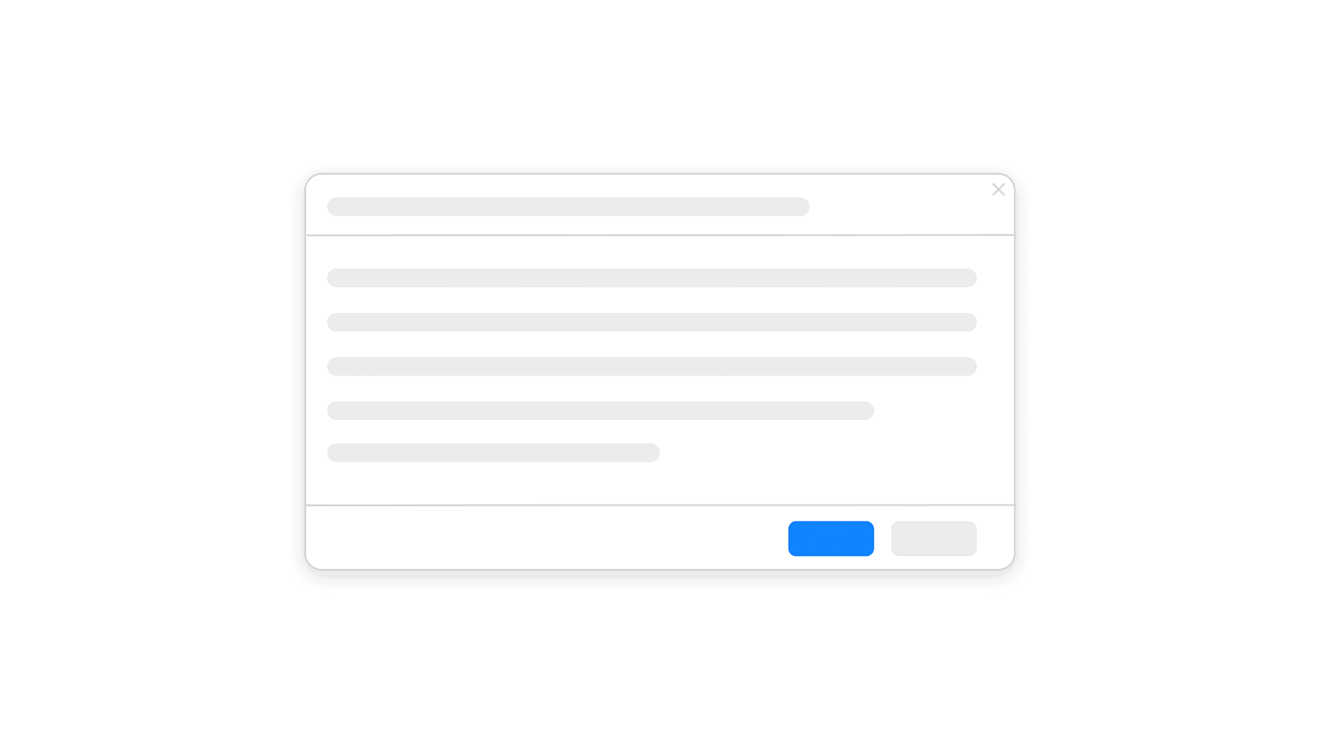 Modals component preview